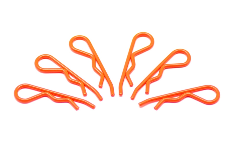 Клипсы крепления кузова 1/8 флуоресцентный красный...