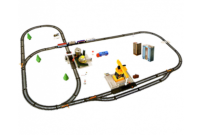 Фото - Игрушка HC-Toys Железная дорога 670см водонапорная станция игрушка детская железная дорога синий трактор 1904b300 r 20 5х29х3 2 см