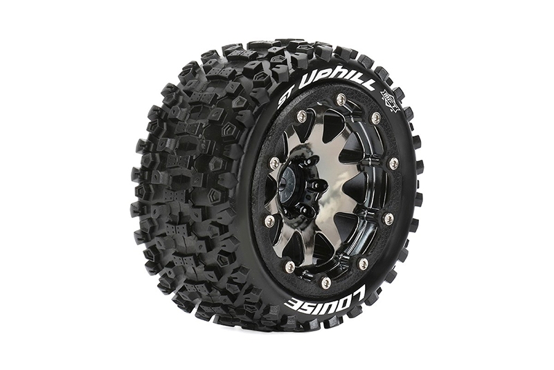 Колеса в сборе MFT 1/10 ST-UPHILL STADIUM TRUCK TIRE SOFT