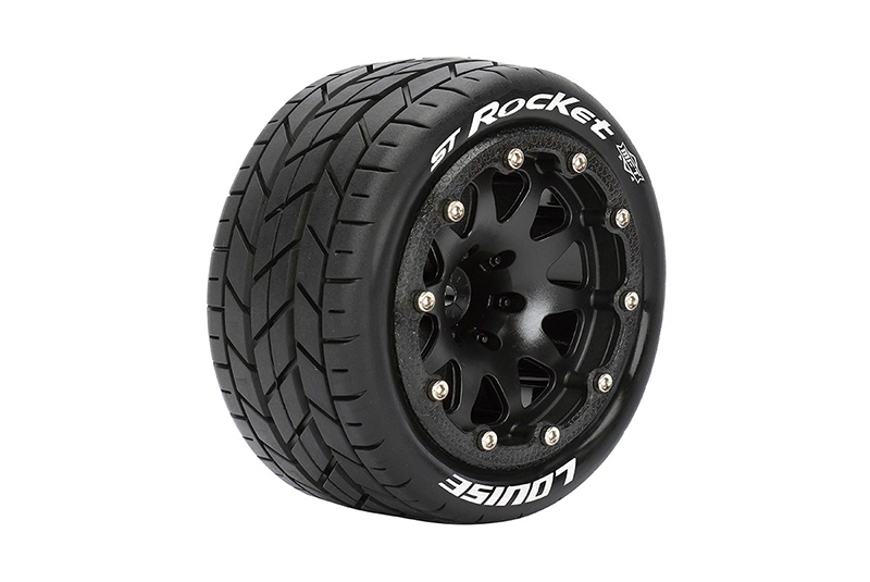 Колеса в сборе MFT 1/10 ST-ROCKET STADIUM TRUCK TIRE SOFT