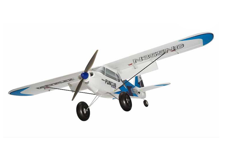 Радиоуправляемый самолет Kit FUNCUB NG blue