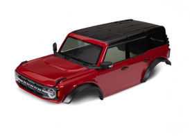 TRAXXAS запчасти Body, Ford Bronco (2021), complete, Rapid Red (painted)