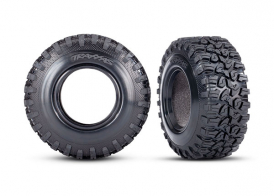 TRAXXAS запчасти Tires, Canyon RT 4.6x2.2"/ foam inserts (2) (wide) (requires 2.2" diameter wheel)