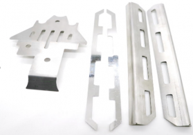 Traxxas metal Stainless steel, side pedal, chassis armor plate set