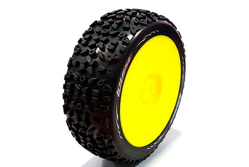 Колеса в сборе для автомоделей 1/8 BUGGY HEX 17mm (2шт)