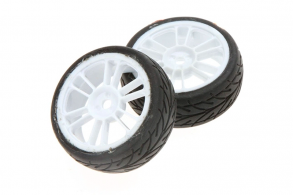 ZD RACING parts 2pcs Tire (white) Set