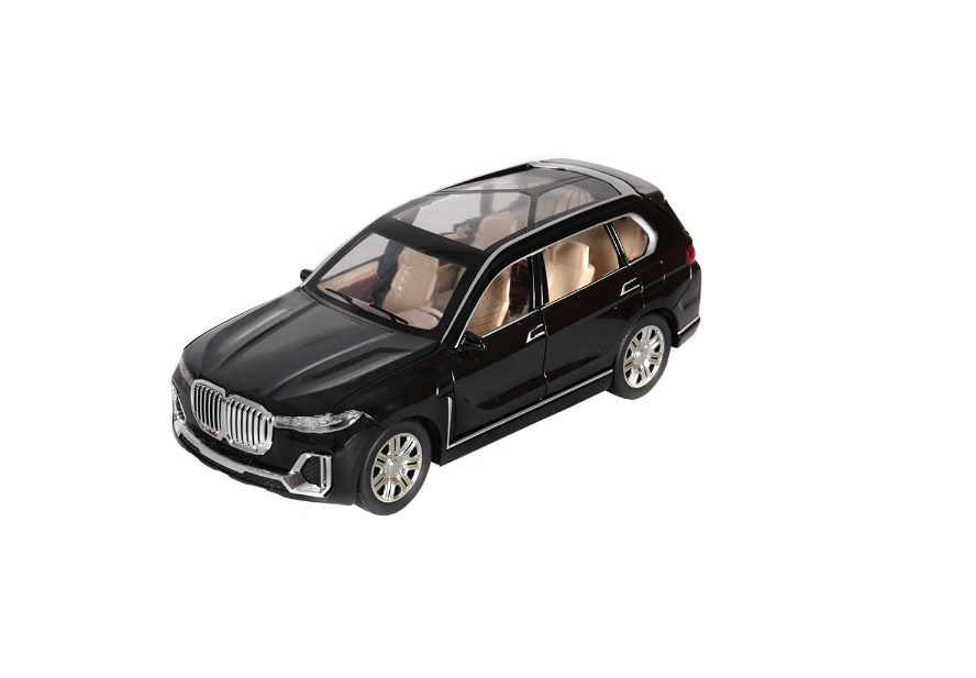 Мод. маш. 1:24 BMW X7 12949 свет, звук, инерция Черный в/к
