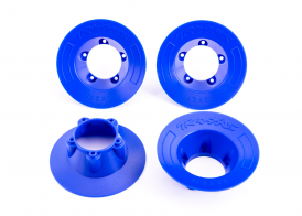 TRAXXAS запчасти WHEEL COVERS BLUE (9572)