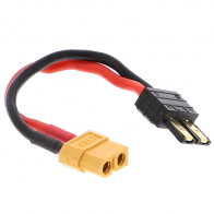Fuse ADAPTER LEAD -XT60 Male to TRX female 12AWG 30MM