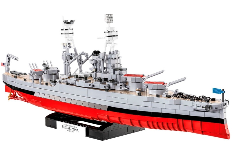 Конструктор 2046  PCS  HC  WII  /4843/  USS  ARIZONA  (BB-39)