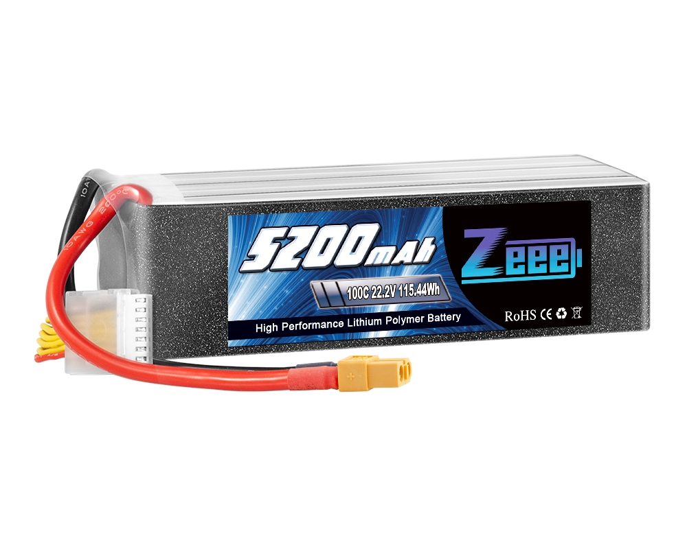 Аккумулятор LIPO 22.2 V 6S 100C 5200mah