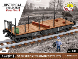 COBI TRAINS /6284/GERMAN RAILWAY SCHWERER PLATTWORMWAGEN TYP SSY
